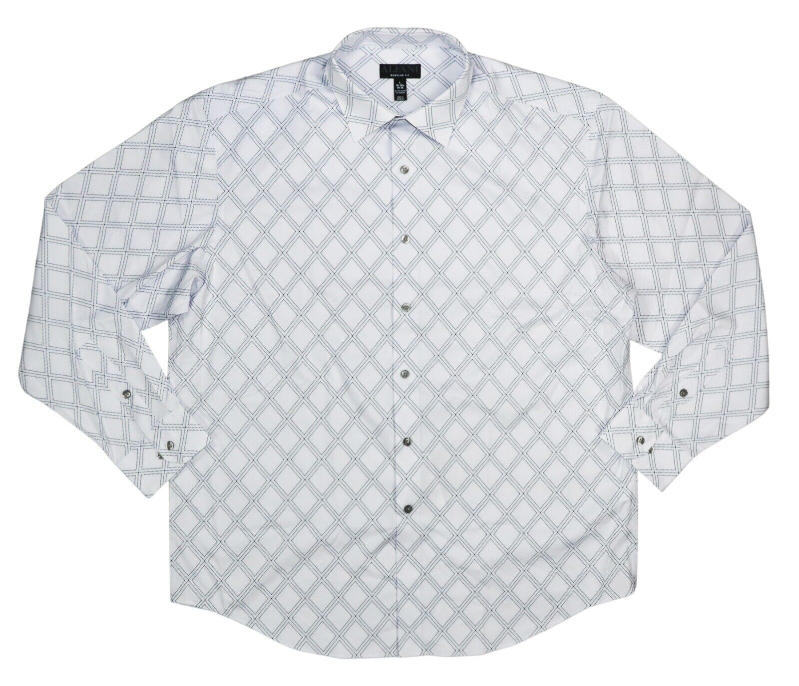 Alfani Mens Geo Static-Print Shirt