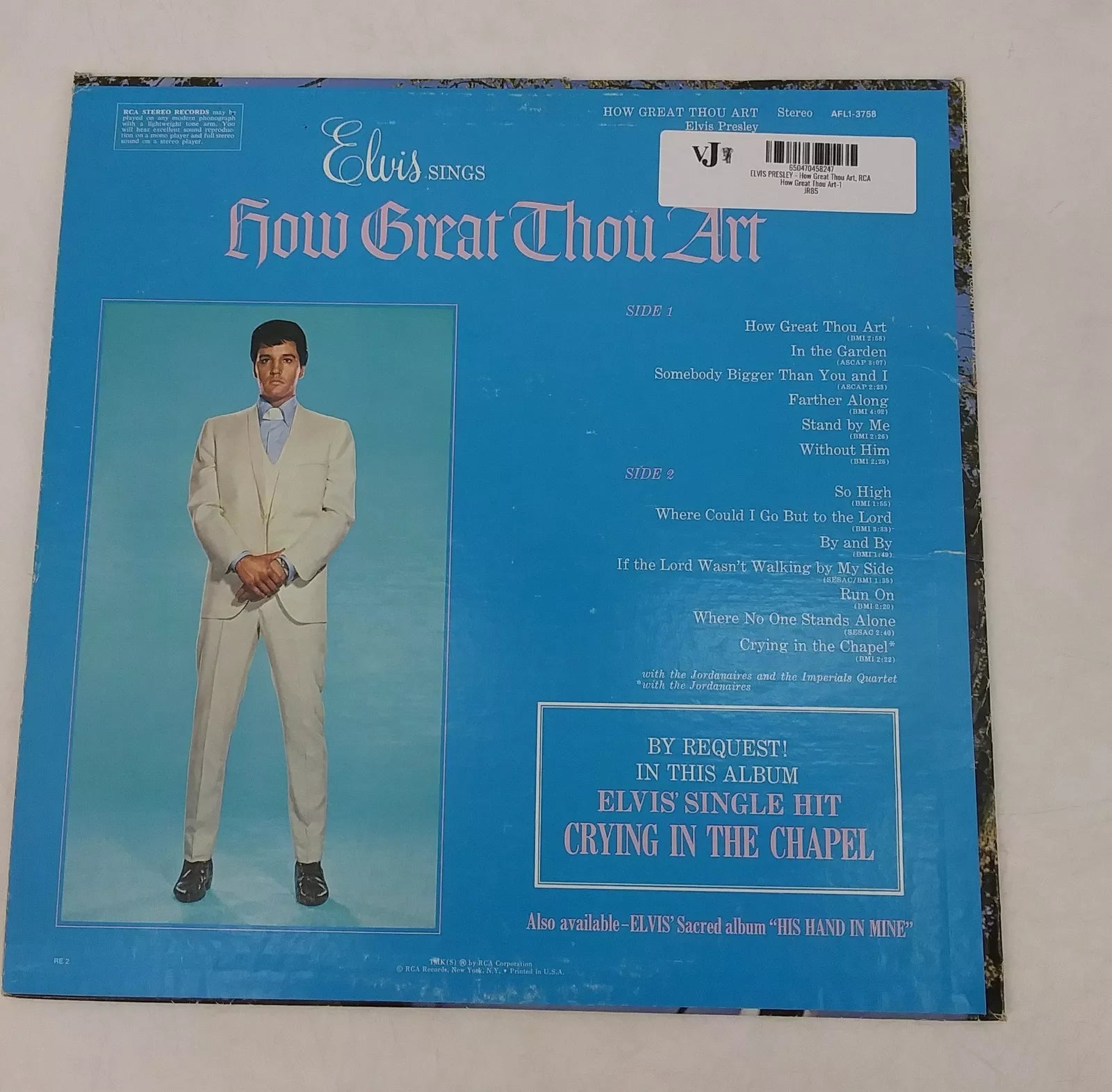 ELVIS PRESLEY - How Great Thou Art, RCA Victor-3758