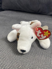 Ty Beanie Baby Retired Butch the Dog TAG ERRORS / Misspelling 1998 / 1999 RARE