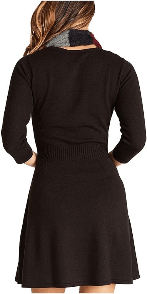 BCX Juniors Sweater Dress Button Sleeve, Size Medium Vanessa Jane BCX Juniors Sweater Dress Button Sleeve, Size Medium Vanessa Jane