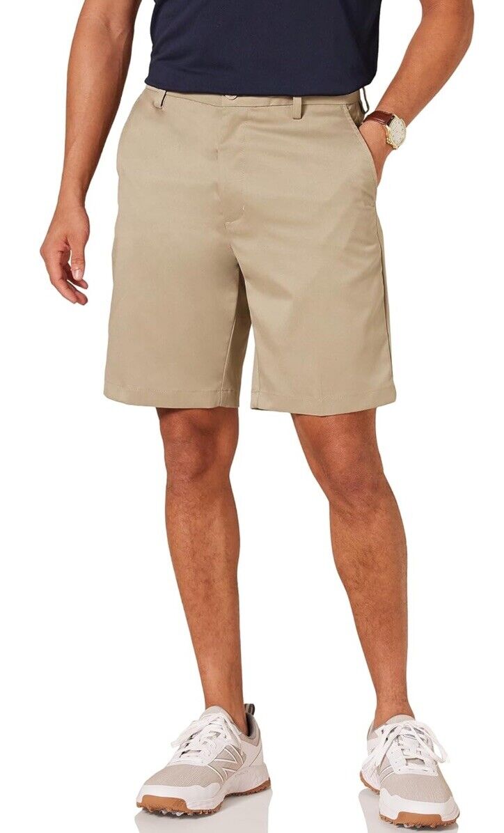 Amazon Essentials Mens Classic-Fit Stretch Golf Short