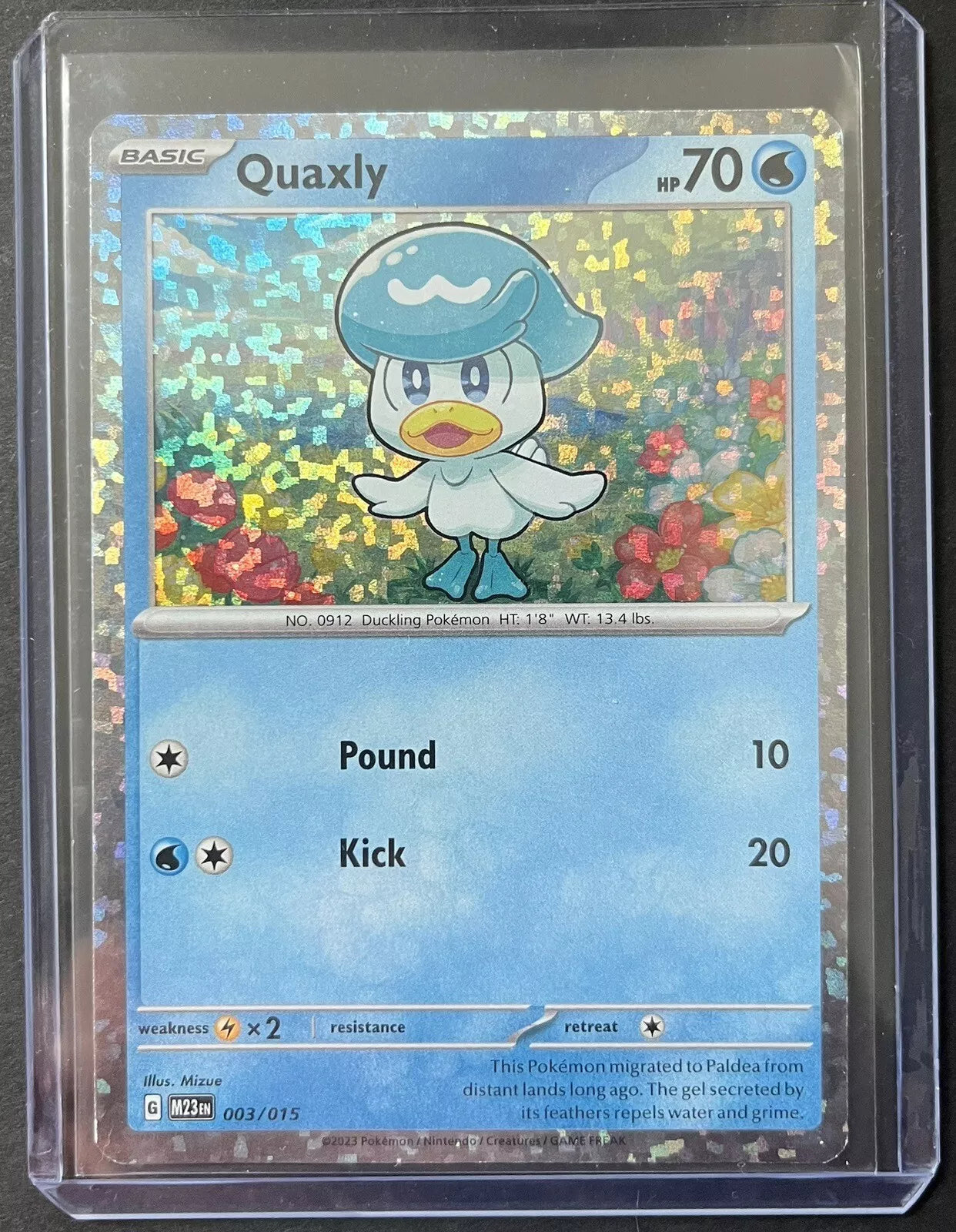 quaxly pokemon card Quaxly 052/198 - NM / M - Scarlet Violet Pokemon Card