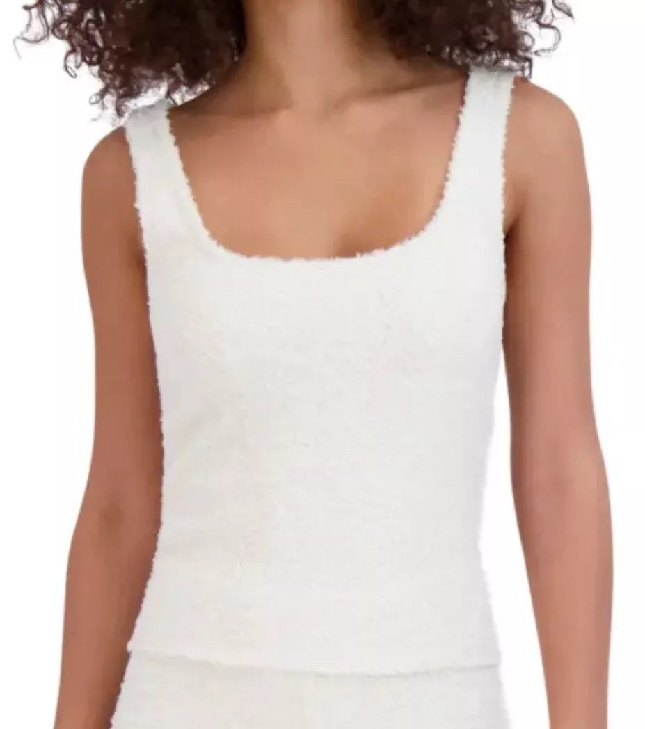 Steve Madden Womens Scoop-Neck Chenille Sleep Tank Top