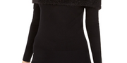 Bcx Juniors Off-the-Shoulder Sweater, Size Medium