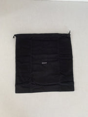 DKNY Dust Bag - Use for Purses, Shoes - Black, Drawstring 13x13