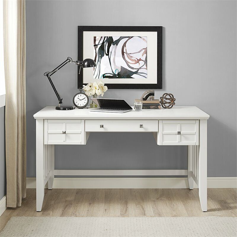 Crosley Adler Computer Desk in White Finish (CF6508-WH)