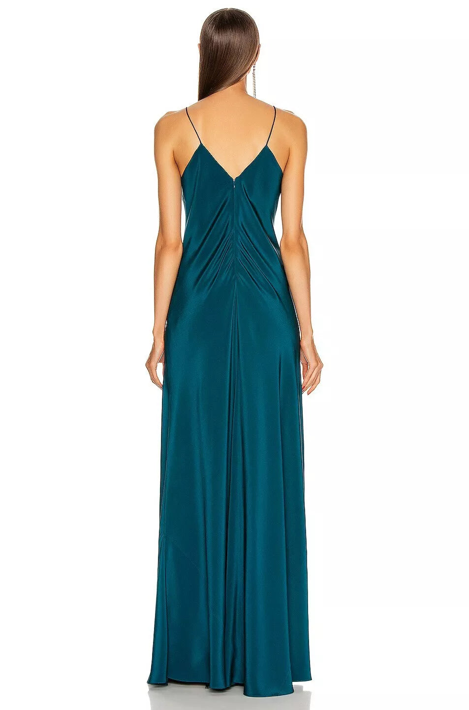 Cushnie Draped Asymmetric Silk Gown Size 2 Vanessa Jane