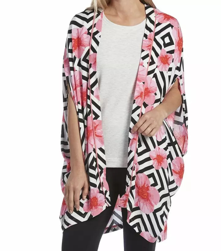 HUE Women’s Woven Kimono Wraps