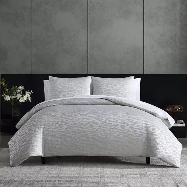 Vera Wang Illusion Grey Comforter Set, King