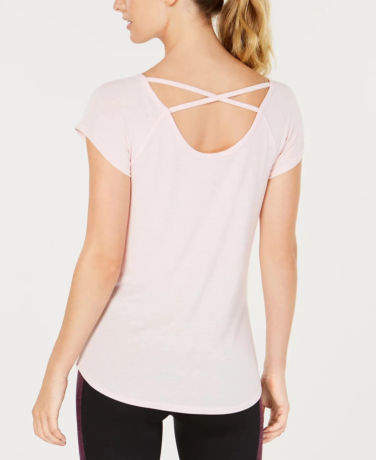 Ideology Womens I Run for Coffee Fitness Running Pullover Top, Size Large