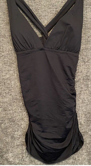 Lauren Ralph Lauren Tummy-Control Halter Swim dress, Size 18W