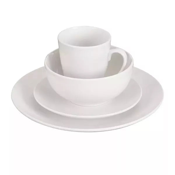 Gibson Home Ogalla 16-Piece Dinnerware Set-White