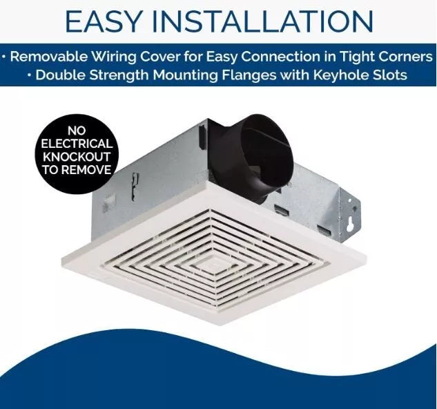 Broan Bath Deluxe Bath Exhaust Fan 70 Cfm 671/653007