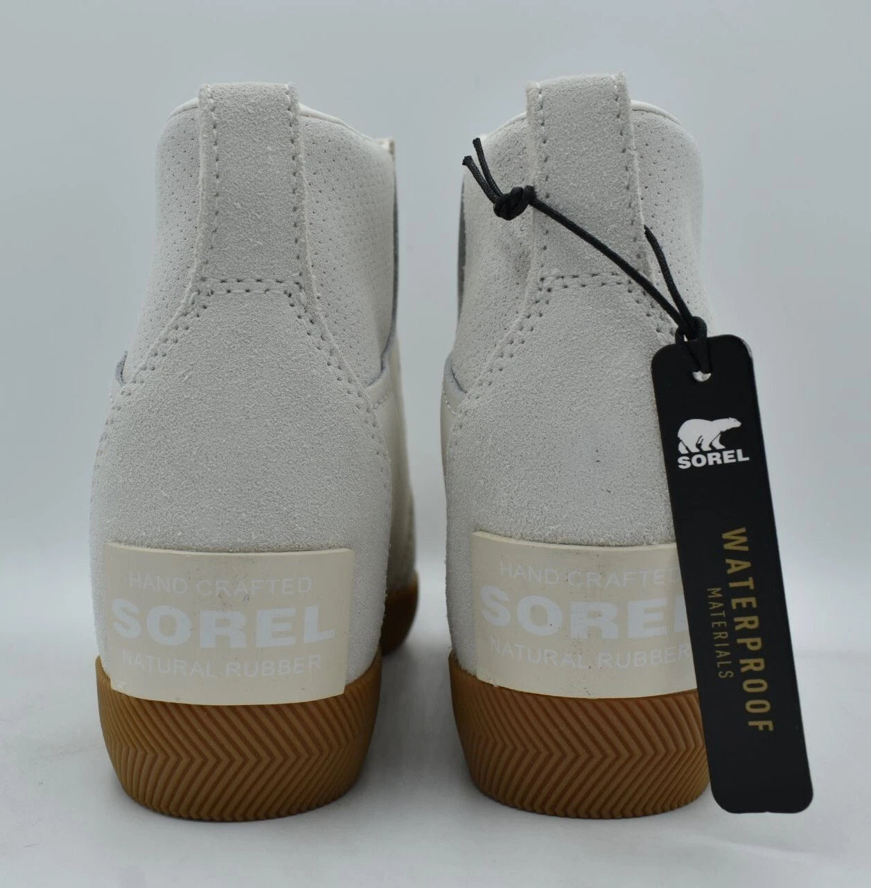 SOREL Out N About Pull-on Wedge Womens Shoes Sea Salt/Gum 2 : 8.5