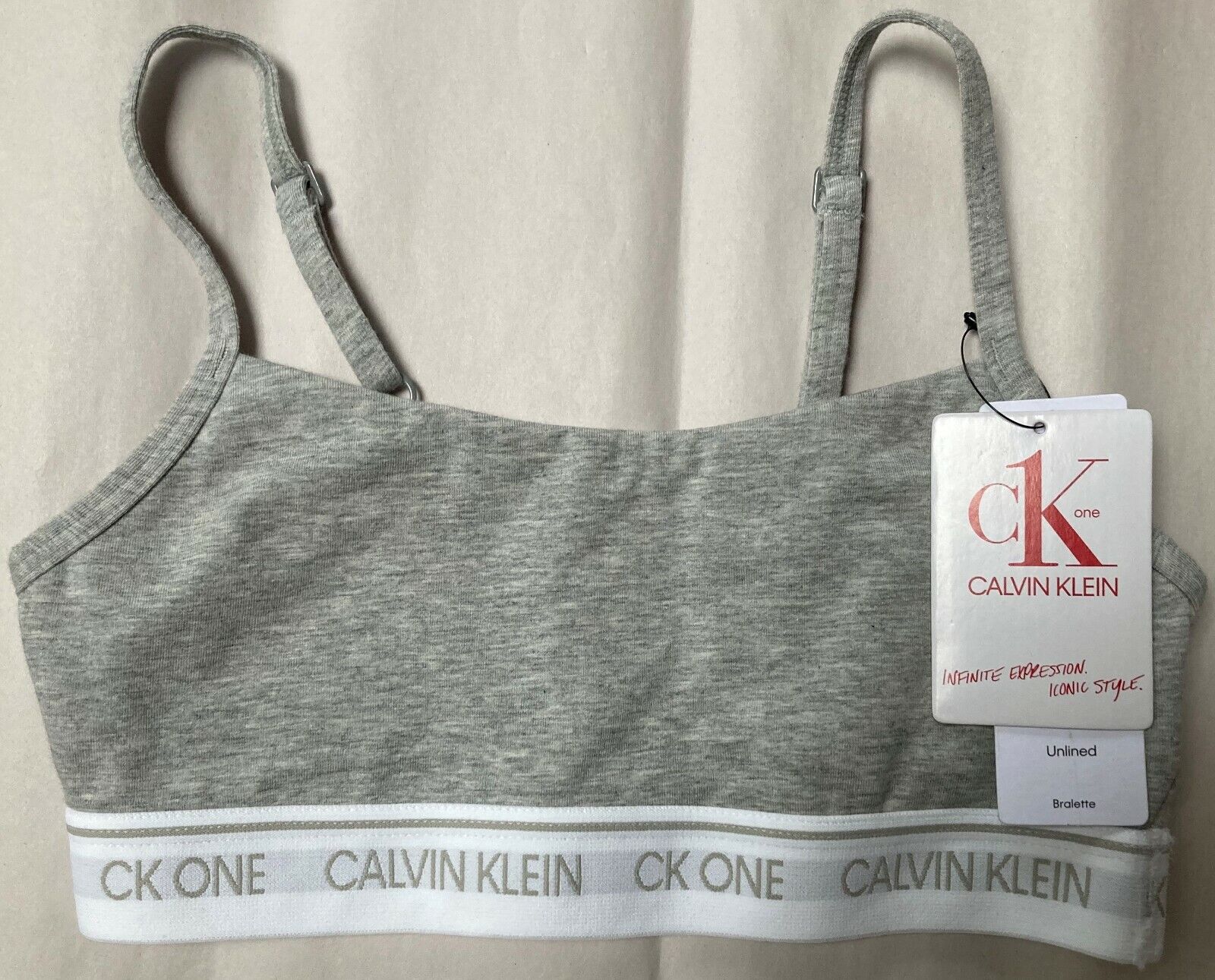 Calvin Klein QF1536 CK One Cotton Unlined Bralette