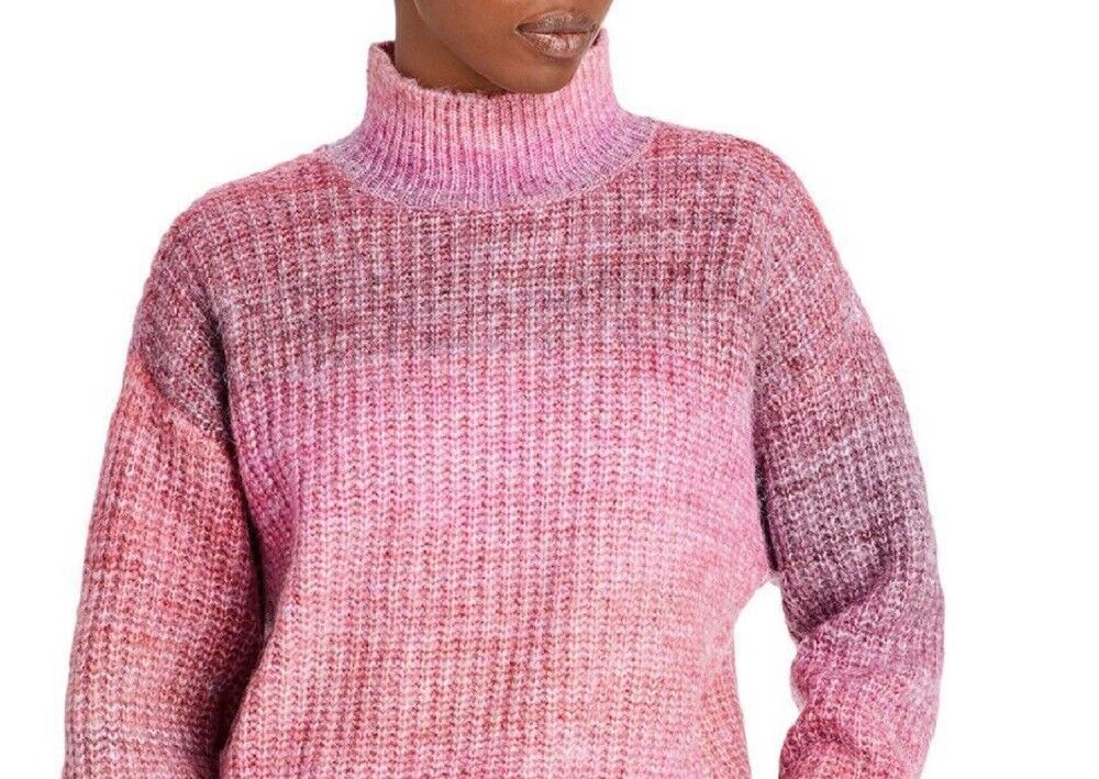 Aqua Womens Mock Neck Sweater