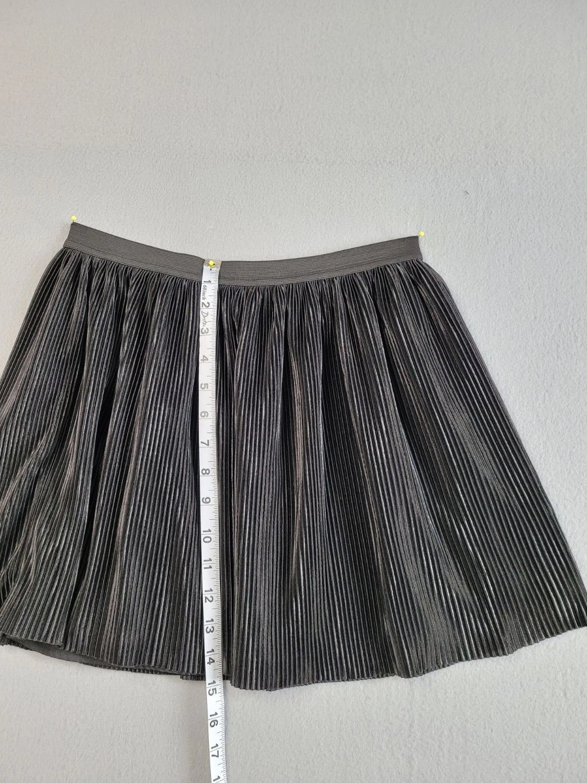 Old Navy Girls’Pleated Velour Pull-On Skirt, Size XL