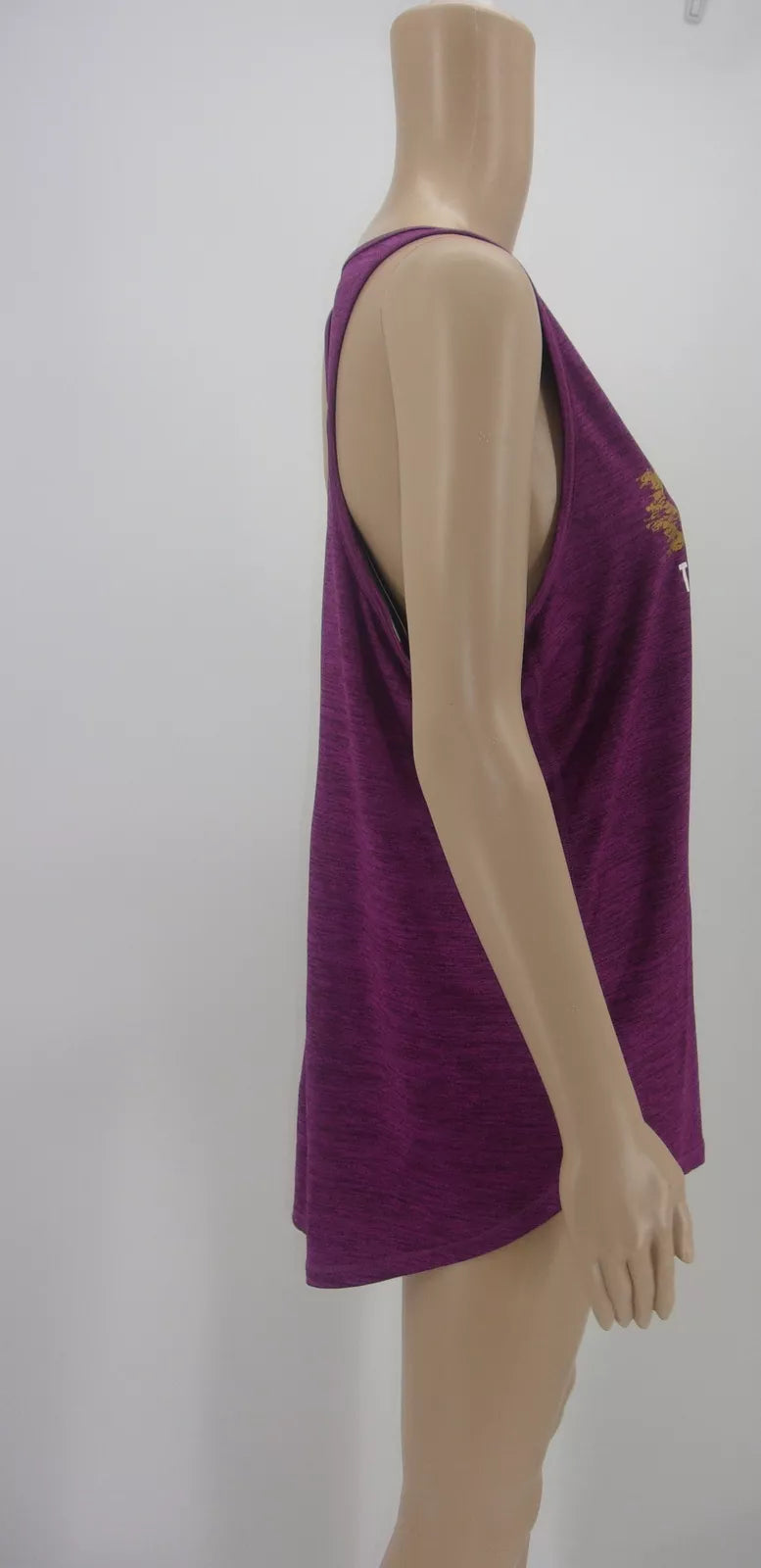 TEK GEAR Womens Sleeveless Tank Top Shirt DRYTEK Racerback Purple Pink Sz L