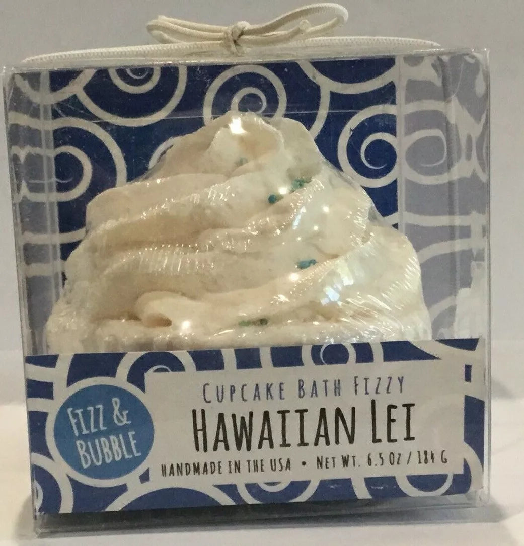 Fizz and Bubble Bubble Bath Cupcake Hawaiian Lei