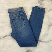 Current/Elliott Stiletto Distressed Ankle Skinny Jeans Stretch Indigo, SZ 27
