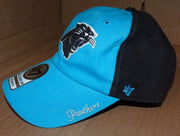 NFL Carolina Panthers Womens Sparkle Two Tone Clean Up Adjustable Hat, One Size