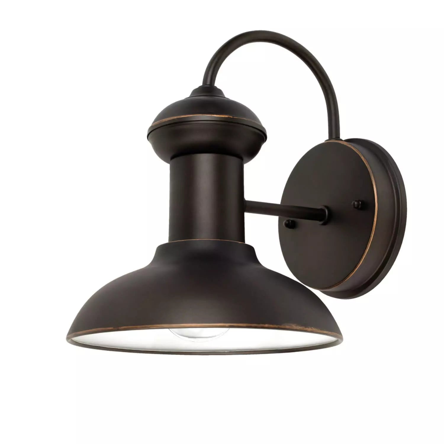 Globe Electric Martes Indoor/Outdoor Wall Sconce Light 10in. Oil Rubbed Bronze