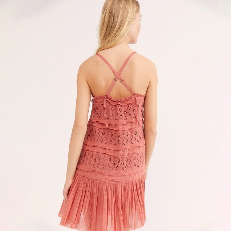 Free People Shailee Slip Copper Rose