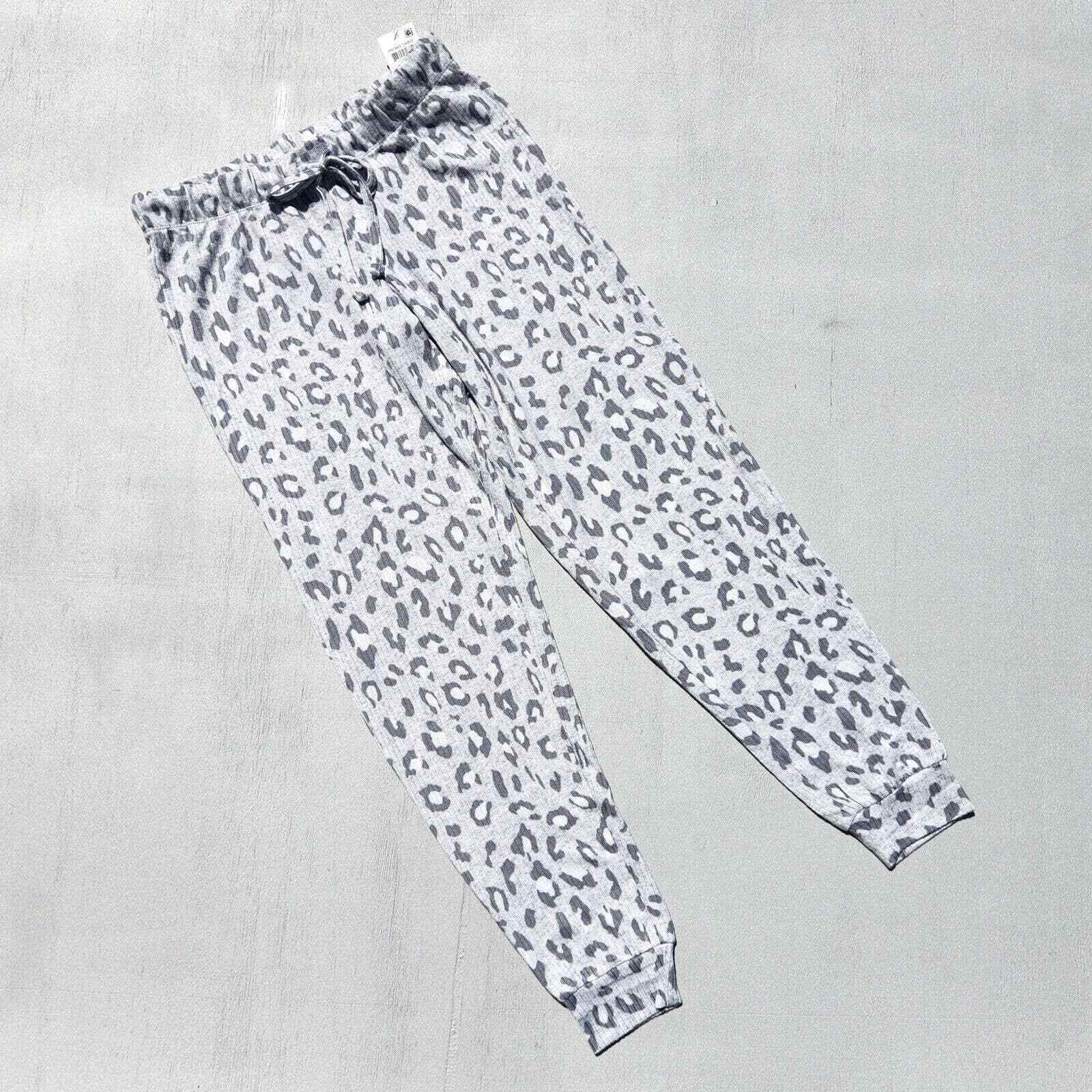 Jenni Ribbed Pajama Jogger Pants, Size Small