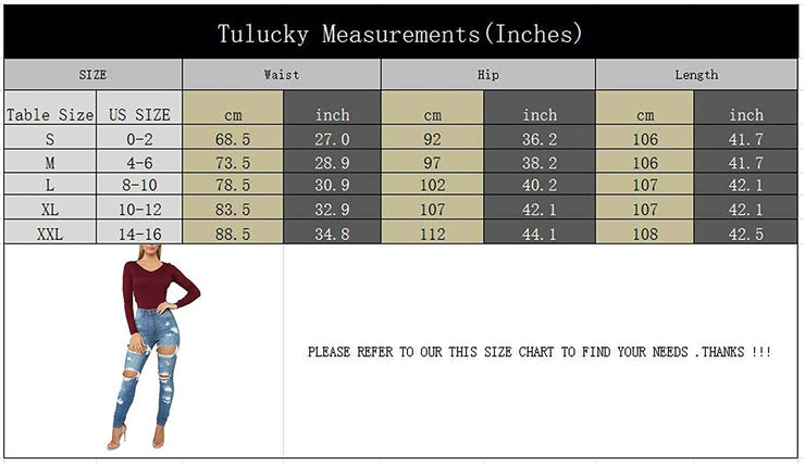 Tulucky Womens Boyfriend Jeans Distressed Slim Fit Ripped Denim Pants, Large