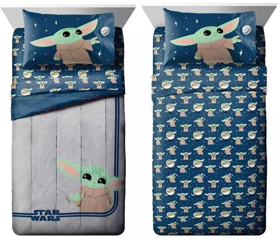 Disney Star Wars Hello Grogu 6-Pc. Twin Comforter Set - Multi