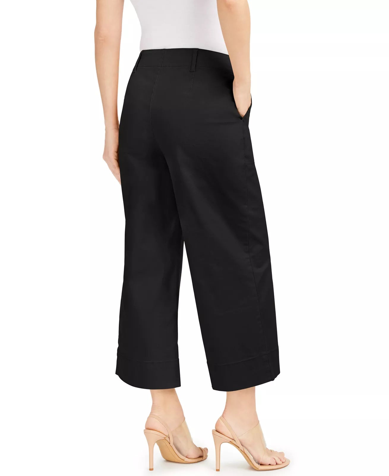 Inc International Concepts Plus Size Button-Front Culotte Pants, Size 28W