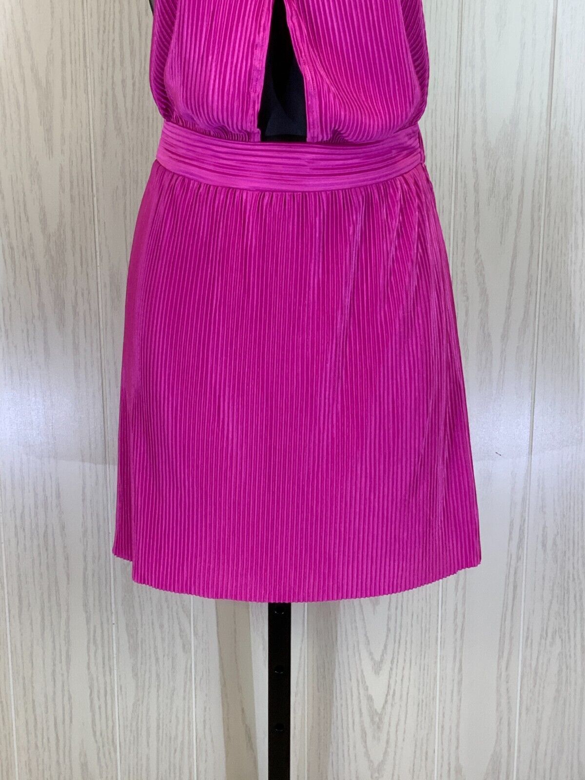 Sincerely Jules High Neck Pleated Dress, Size Small