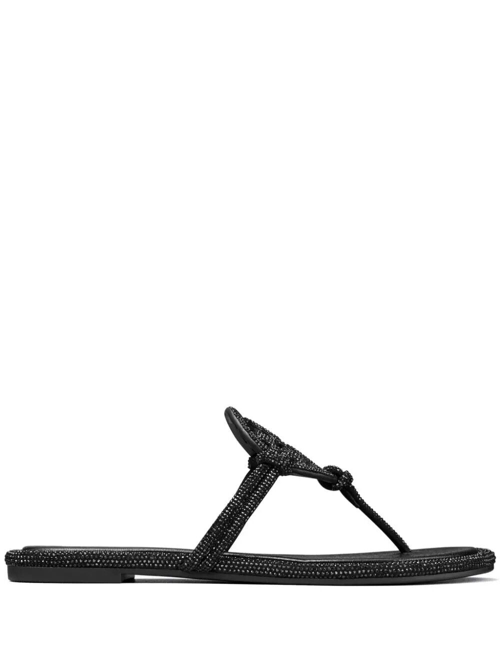 Tory Burch Womens Miller Knotted Pave Sandals