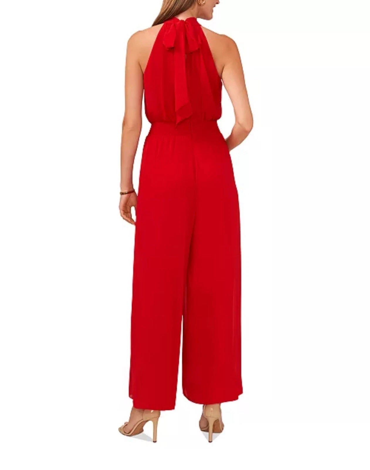 Vince Camuto Womens Halter Jumpsuit, Medium