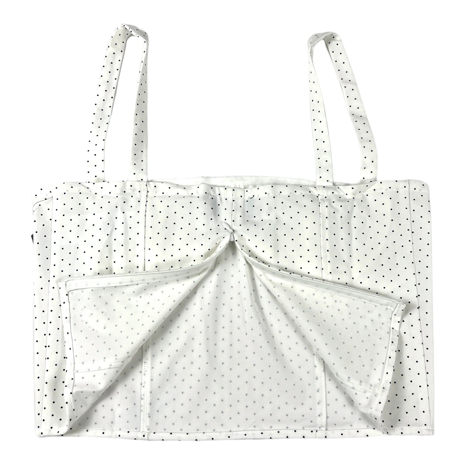 Danielle Bernstein Dot Cropped Tank Top, Size 8