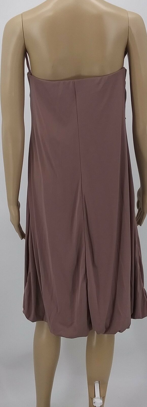 To The Max Lined Strapless Flowy Lightweight Mini Mauve Dress, Size M