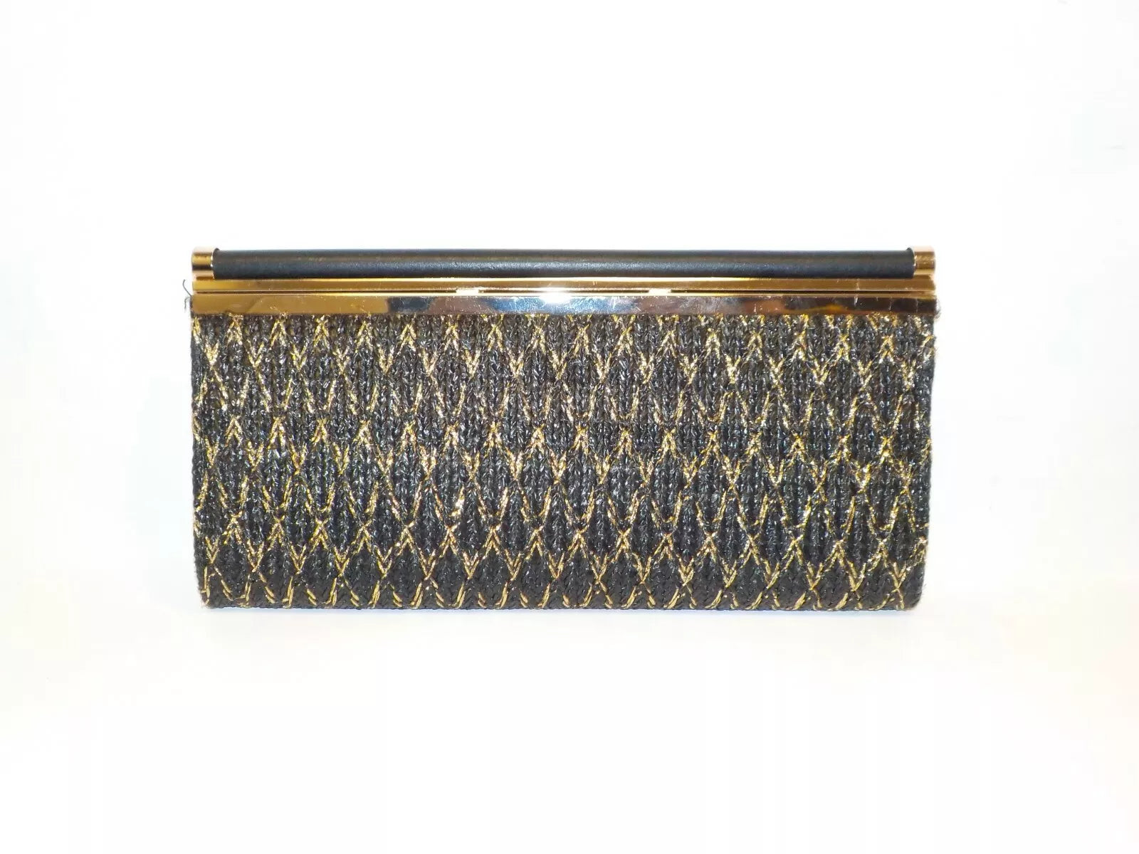 I.n.c. Carolyn Straw Clutch - Black