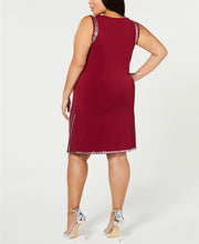 Belldini Plus Size Sleeveless Studded Sheath Dress, Size 3X