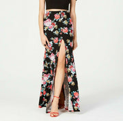 B Darlin Juniors' Floral-Print Skirt