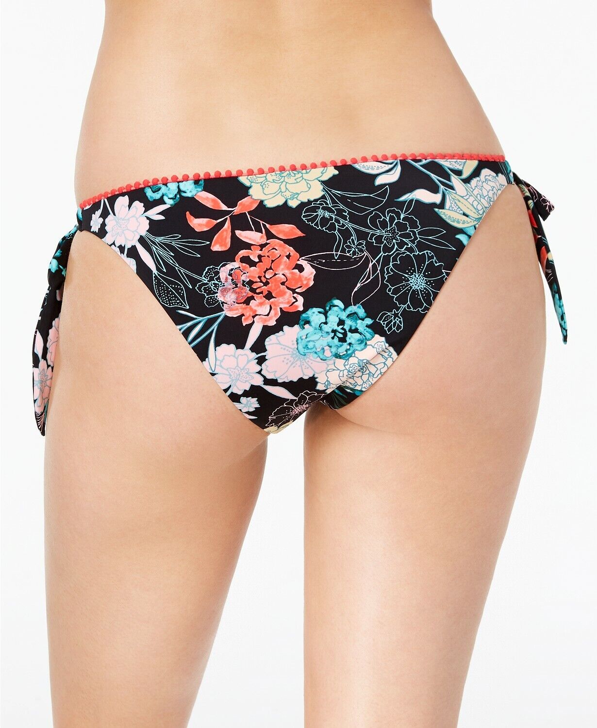 Bar III Side-Tie Gardenia Women's Bikini Bottoms