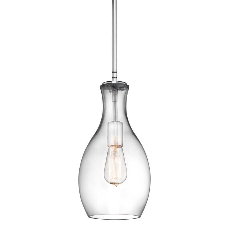 Kichler Lighting Everly 7 Inch Mini Pendant Everly - 42456CHCLR - Modern Contemp