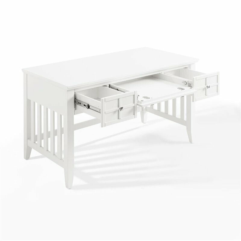 Crosley Adler Computer Desk in White Finish (CF6508-WH)