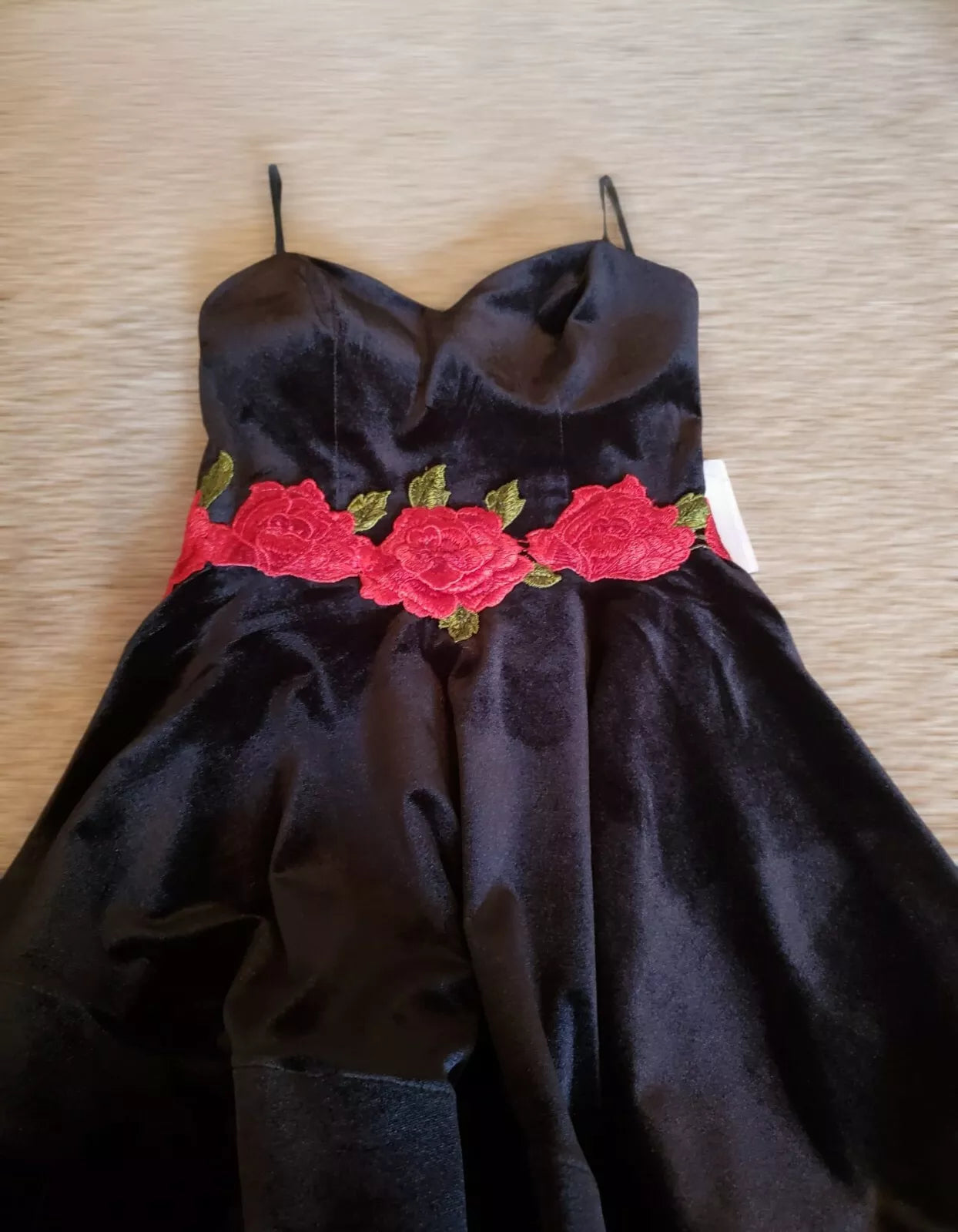 B Darlin Juniors Embroidered Strapless Fit and Flare Dress, Black, Siz Vanessa Jane B Darlin Juniors Embroidered Strapless Fit and Flare Dress, Black, Siz Vanessa Jane
