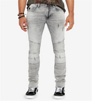 Buffalo David Bitton Mens Max-x Skinny-Fit Stretch Moto Jeans, 36X32