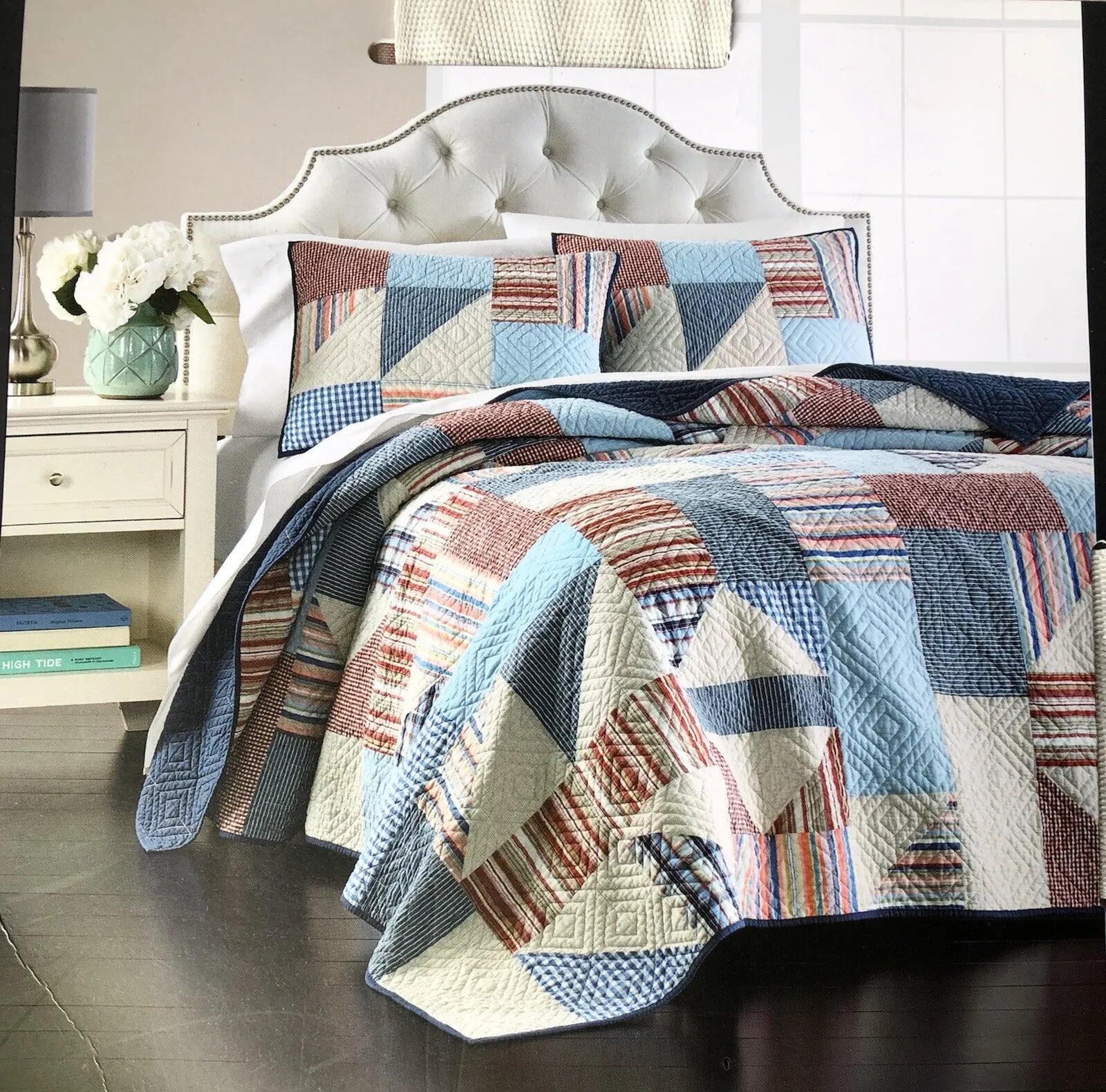 Martha Stewart Collection Americana Patchwork King/Cal King Quilt