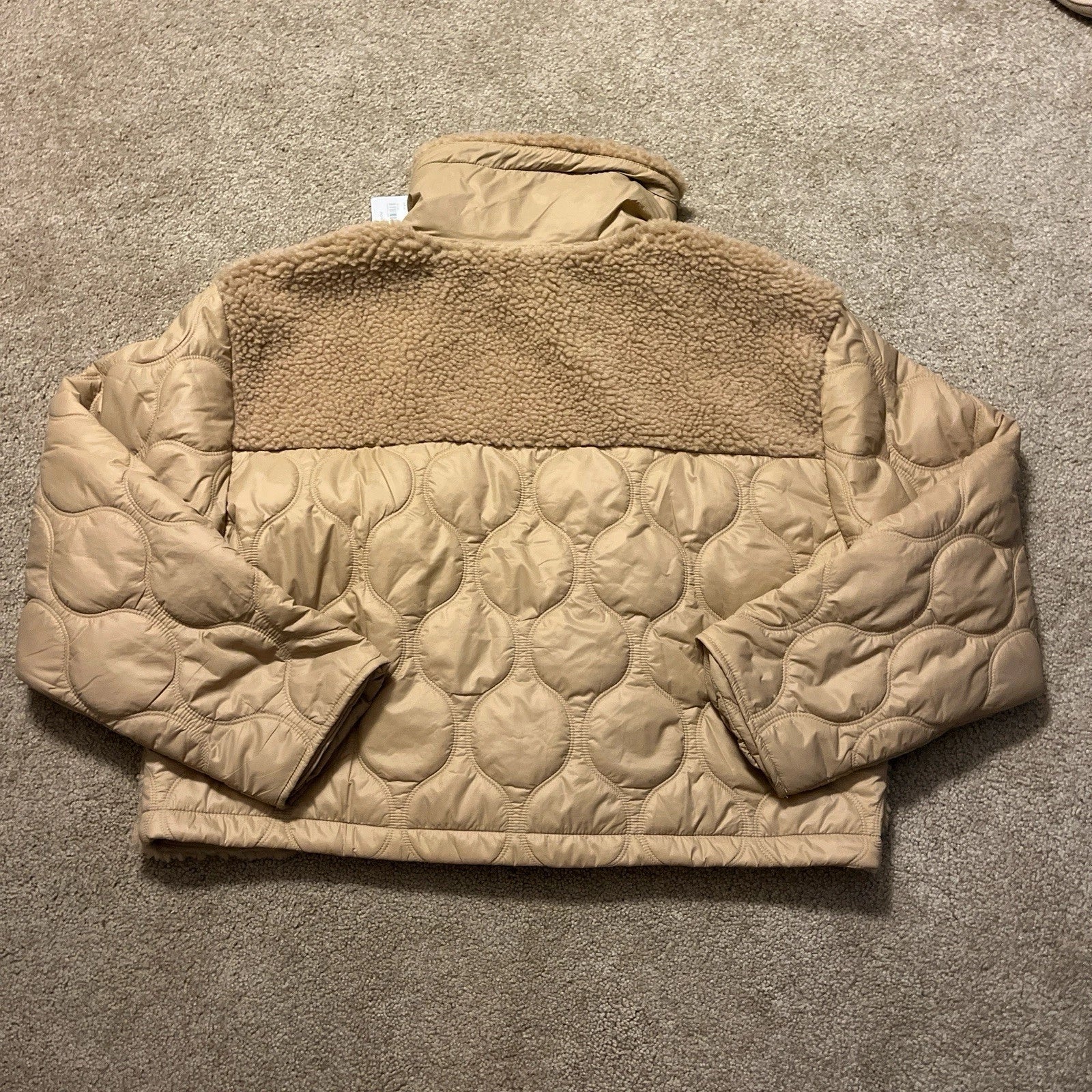 Athleta Fleece Hybrid Jacket, Size Large