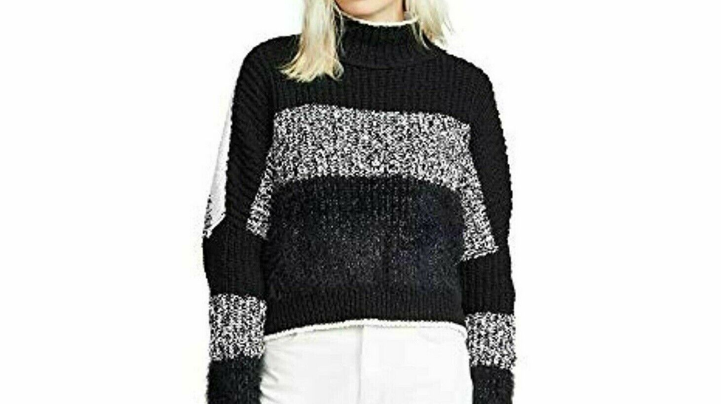 Free People Sunbrite Cropped Sweater, Size Small