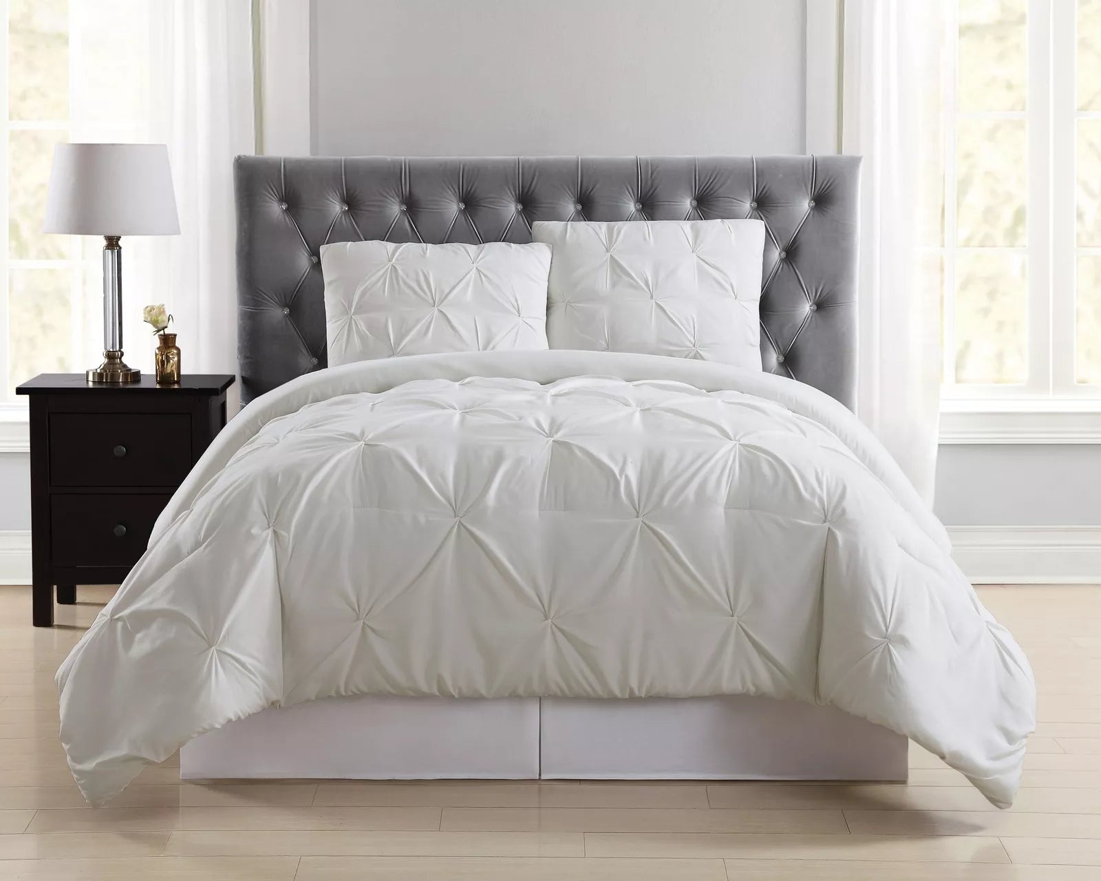 Truly Soft Pleated Full/Queen Duvet Set Bedding