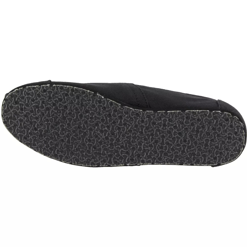 TOMS Alpargata Classic Slip On Mens Black Casual Shoes,11.5/Black