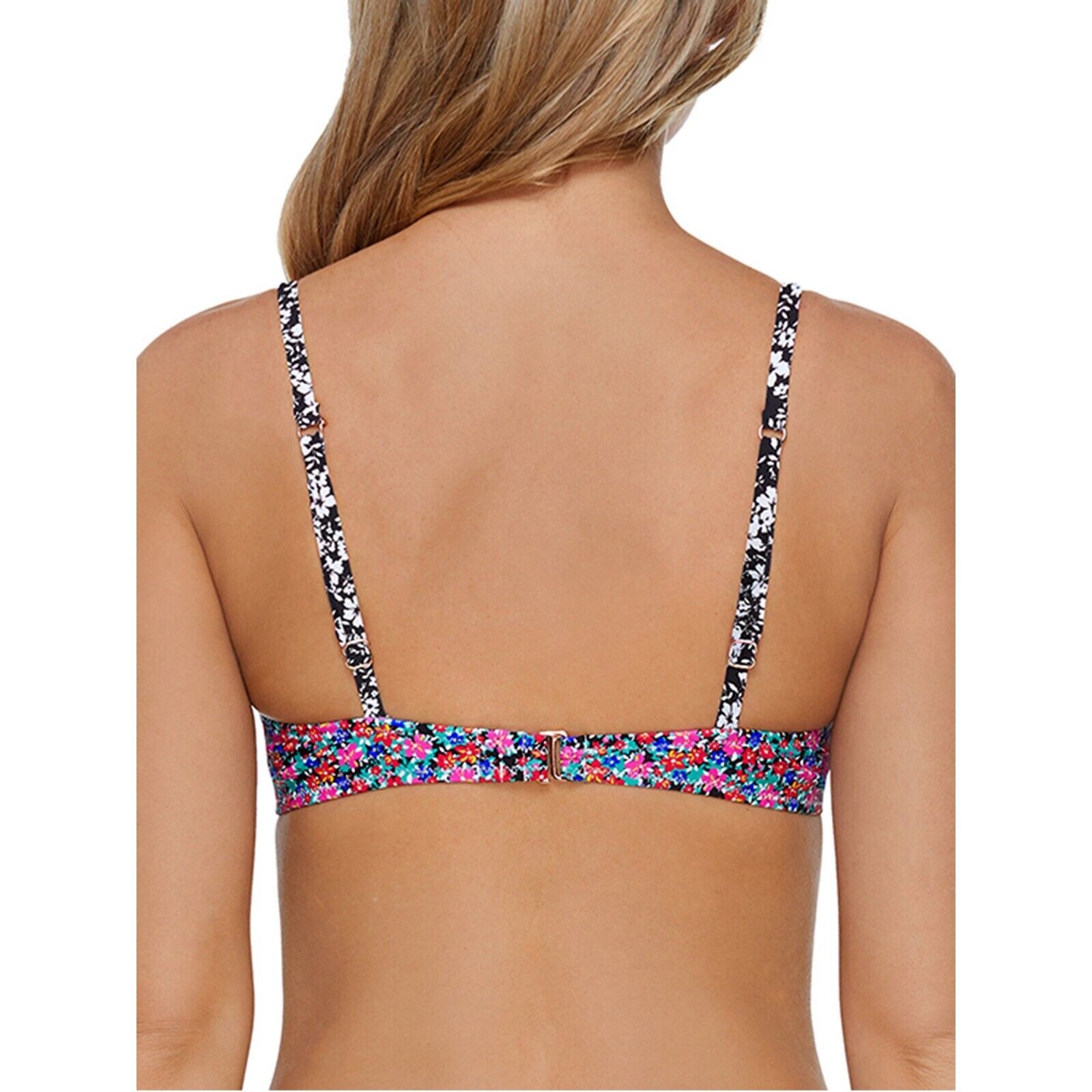 Raisins Juniors’ Sunshine Moonshadow Underwire Bikini Top – Pink Multi